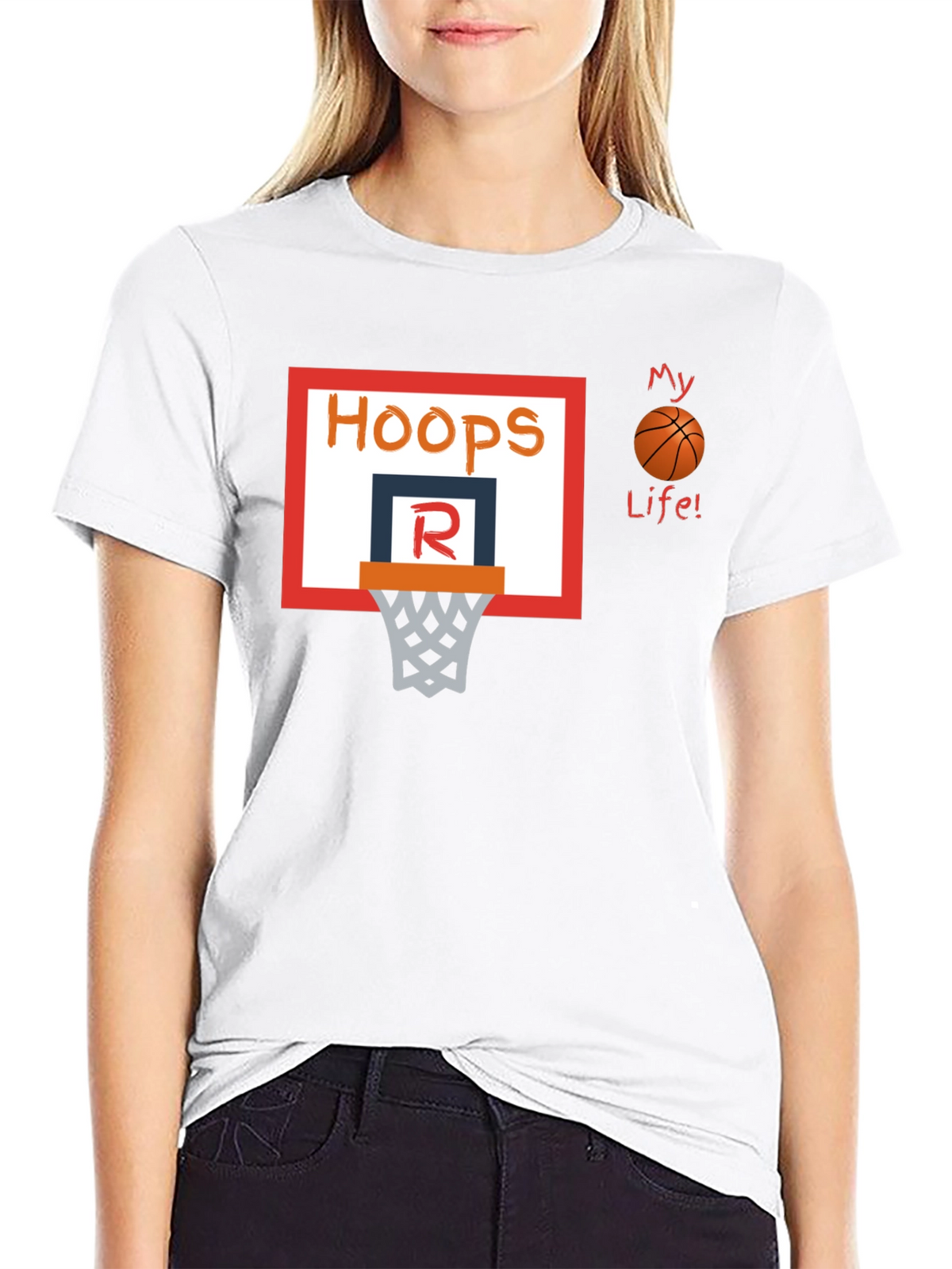 Hoops My Life! Basketball T-Shirt