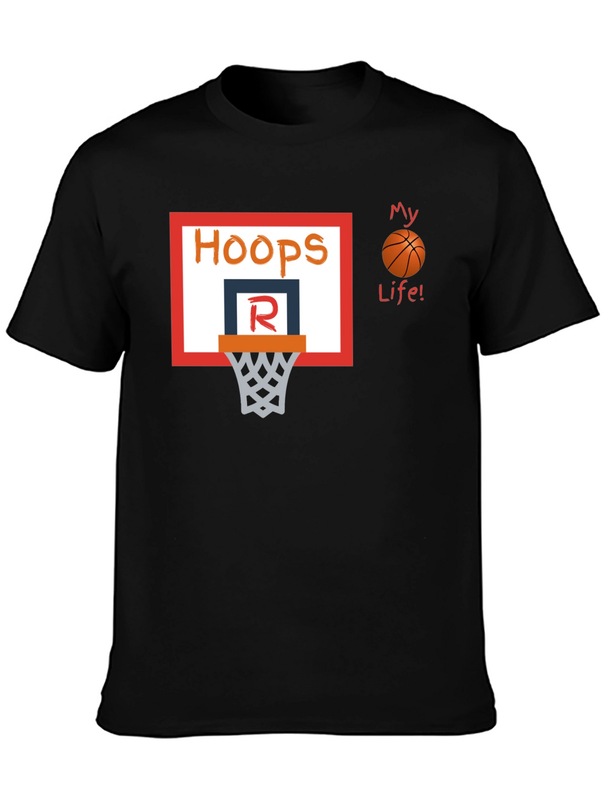 Hoops My Life! Basketball T-Shirt