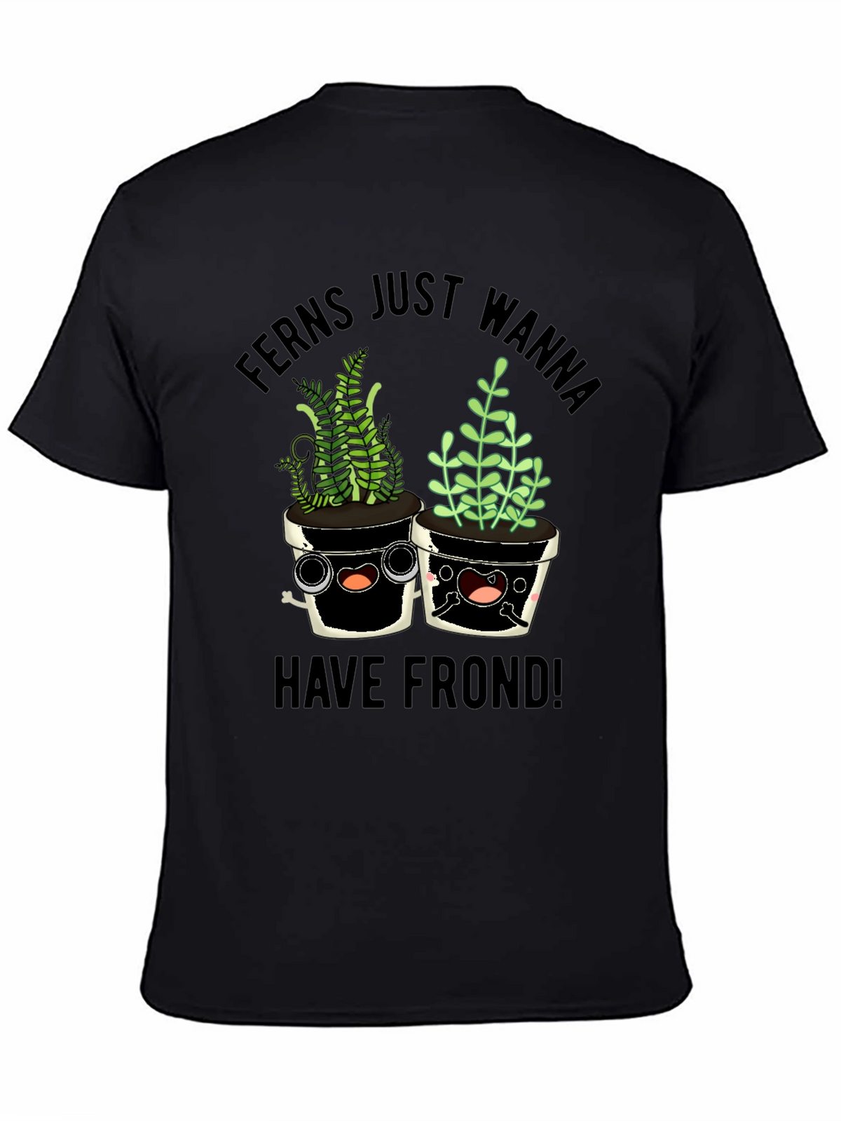 Funny Ferns Frond Graphic T-Shirt