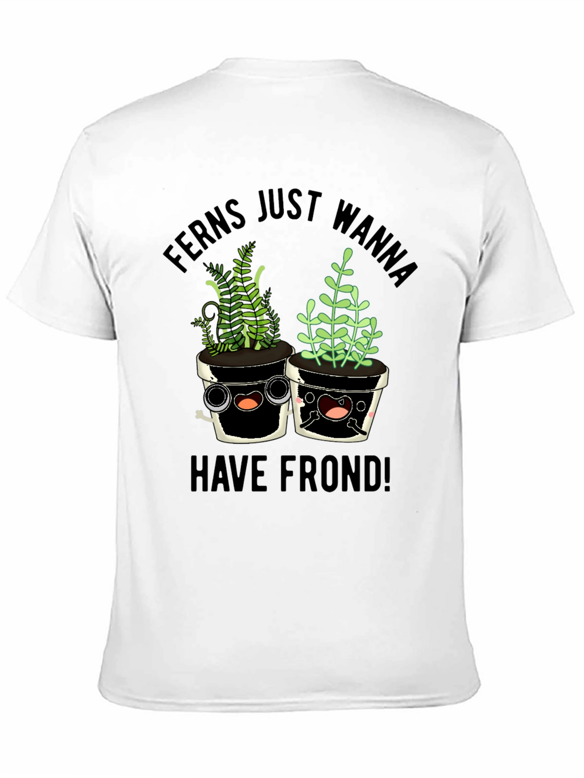 Funny Ferns Frond Graphic T-Shirt