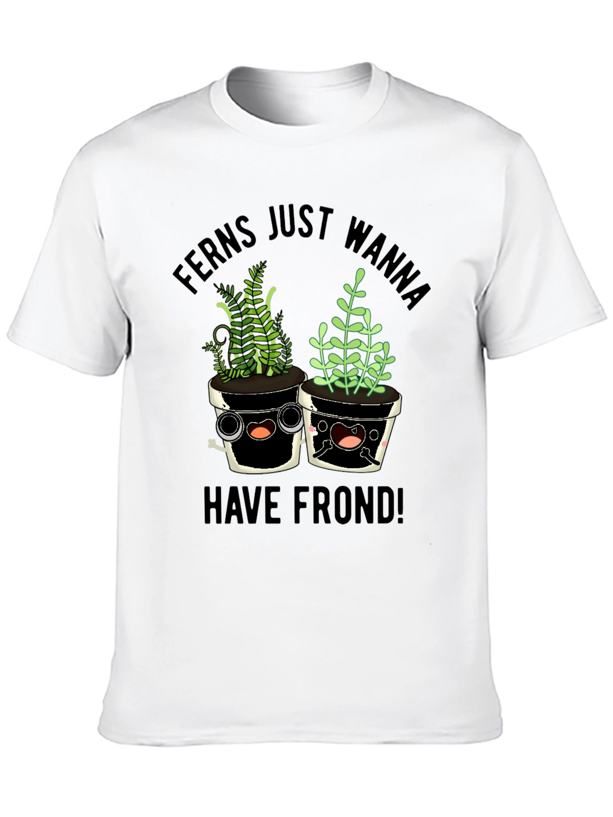 Funny Ferns Frond Graphic T-Shirt