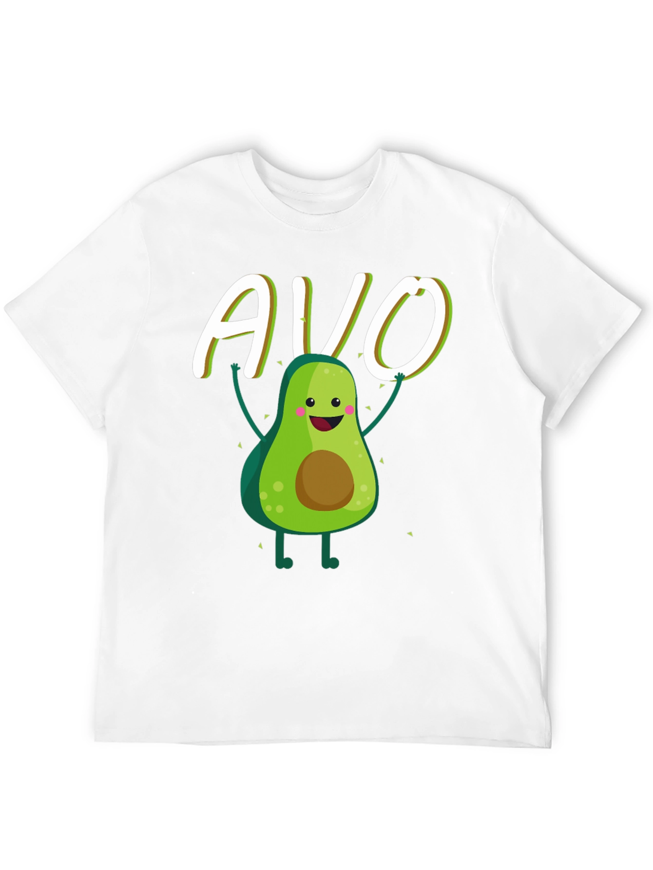 Cute Avocado Graphic T-Shirt