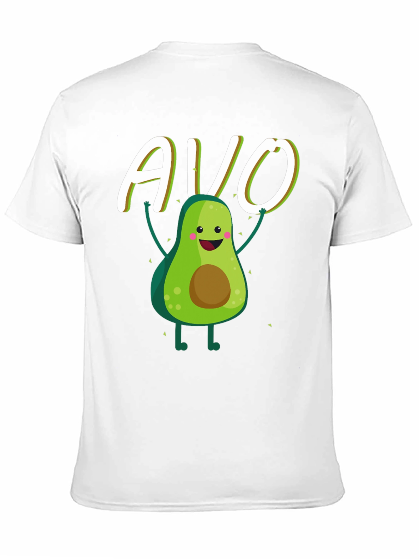 Cute Avocado Graphic T-Shirt