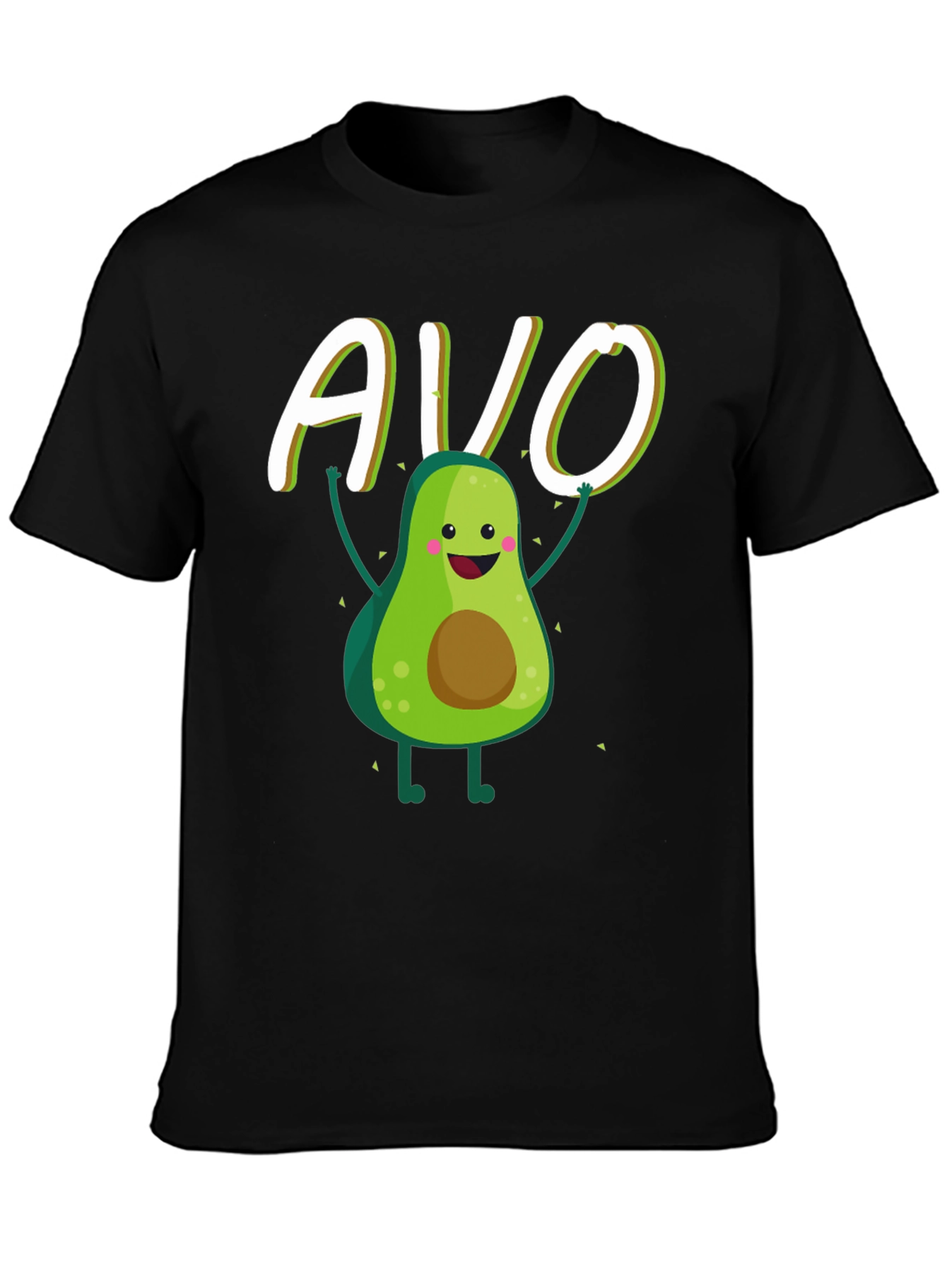 Cute Avocado Graphic T-Shirt
