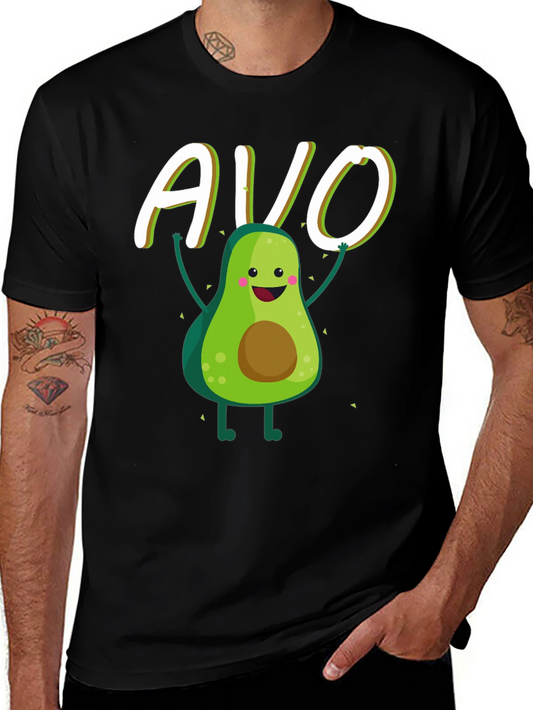 Cute Avocado Graphic T-Shirt