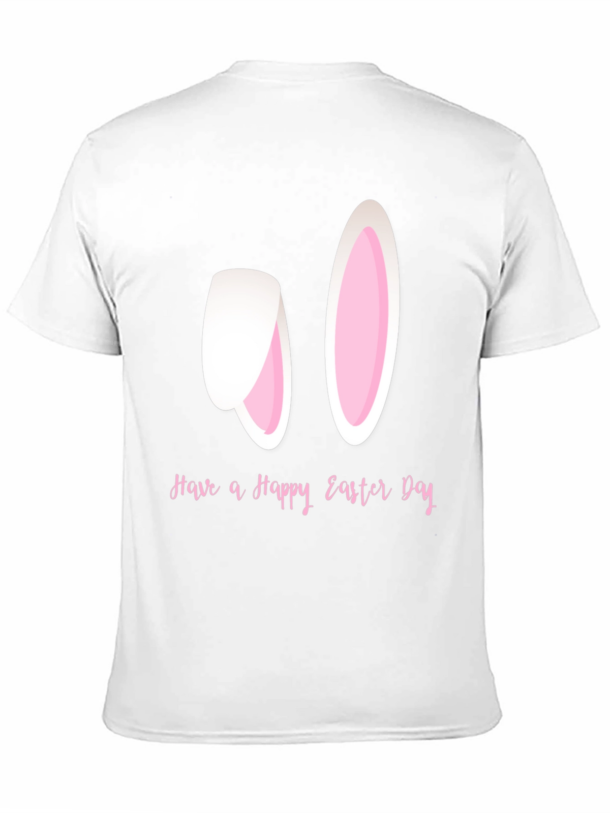 Happy Easter Bunny Ears T-Shirt - Black