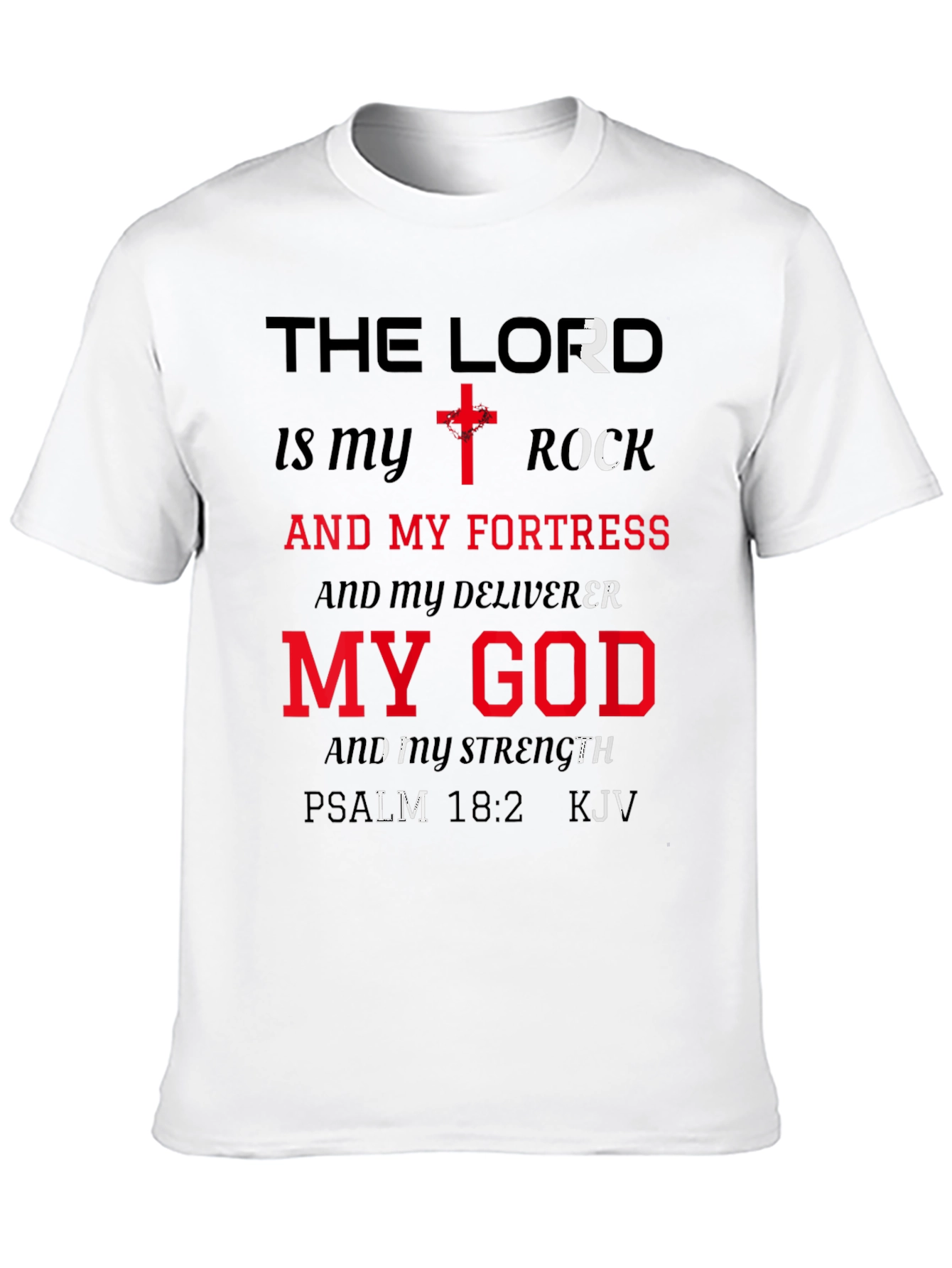 The Lord is My Rock Graphic T-Shirt