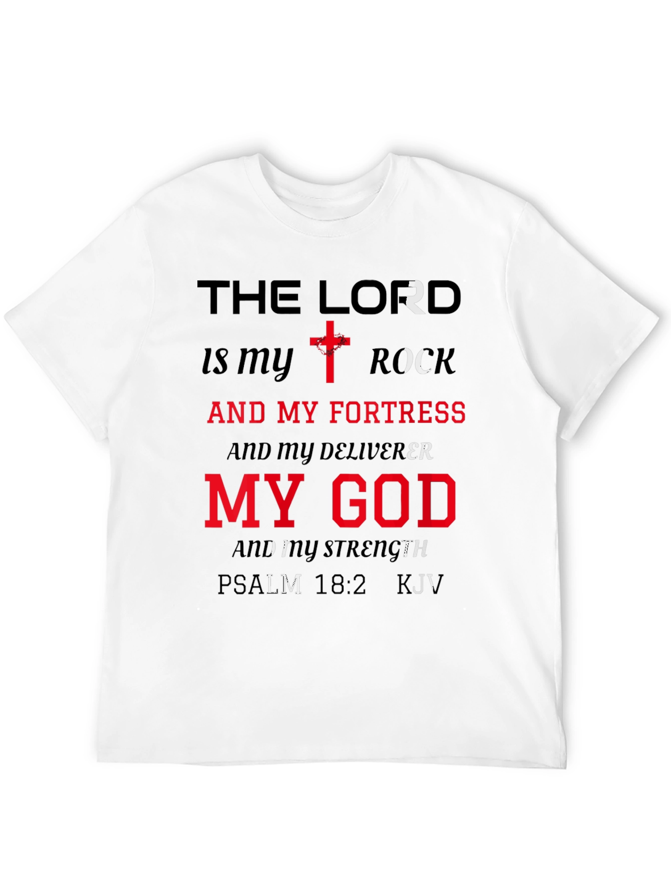 The Lord is My Rock Graphic T-Shirt