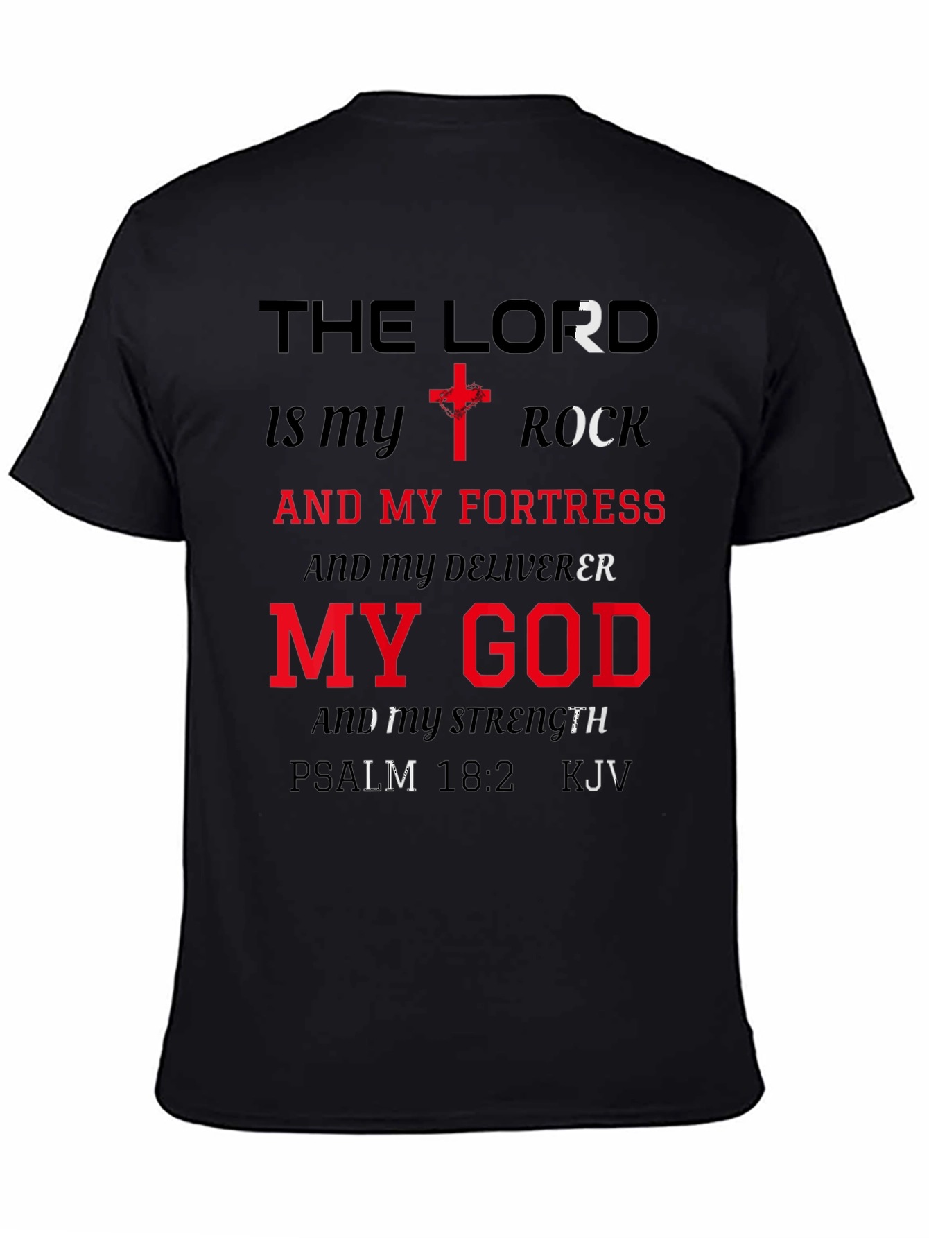 The Lord is My Rock Graphic T-Shirt