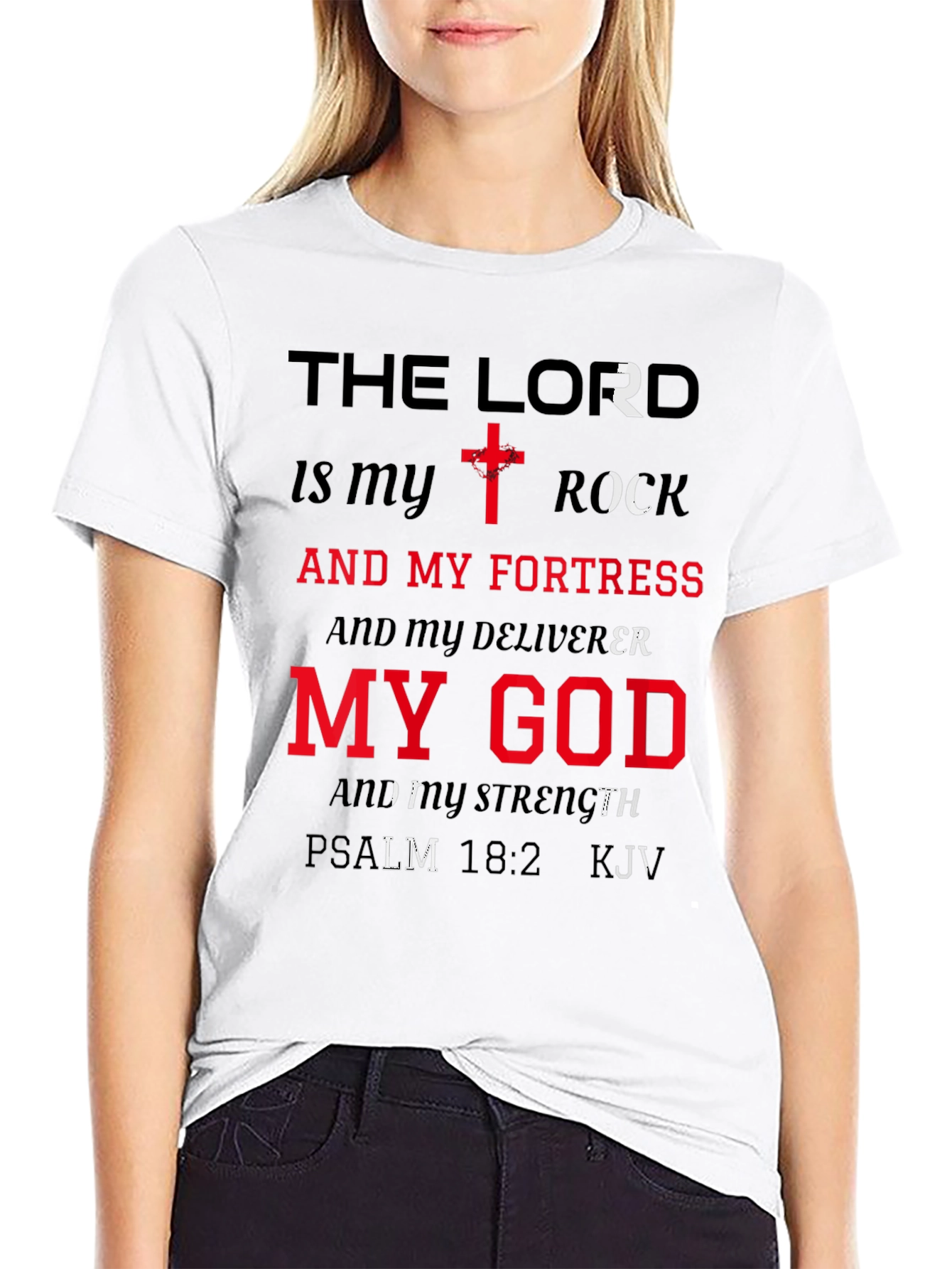 The Lord is My Rock Graphic T-Shirt