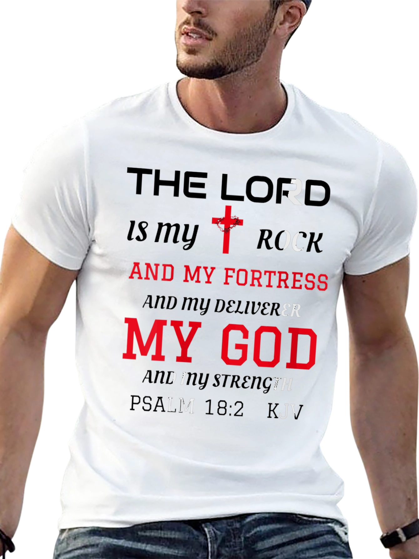 The Lord is My Rock Graphic T-Shirt