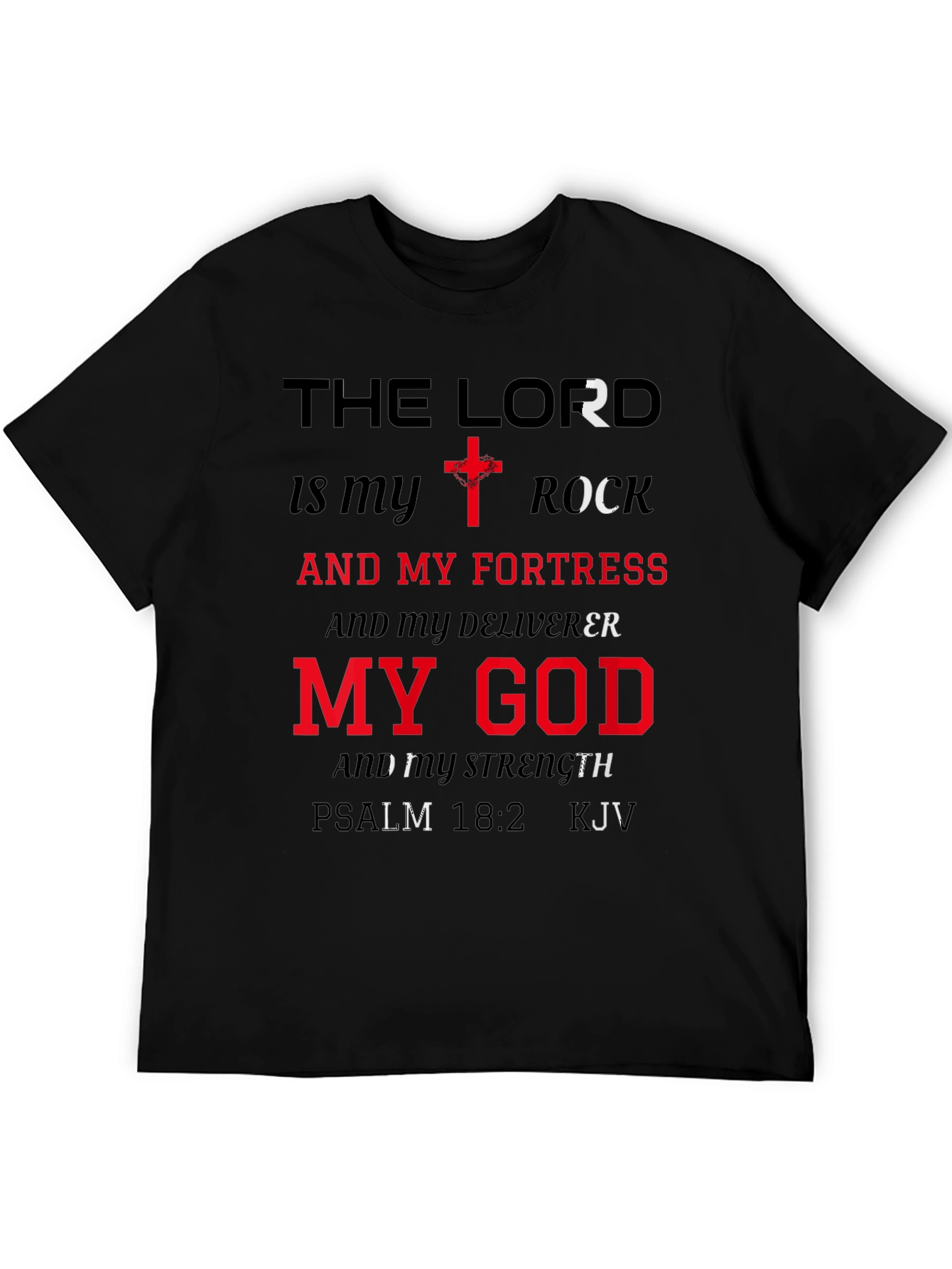 The Lord is My Rock Graphic T-Shirt