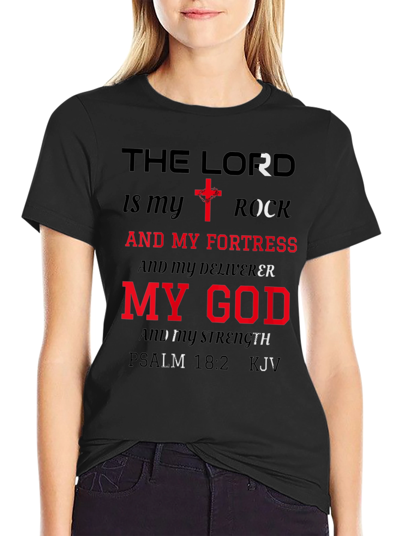 The Lord is My Rock Graphic T-Shirt
