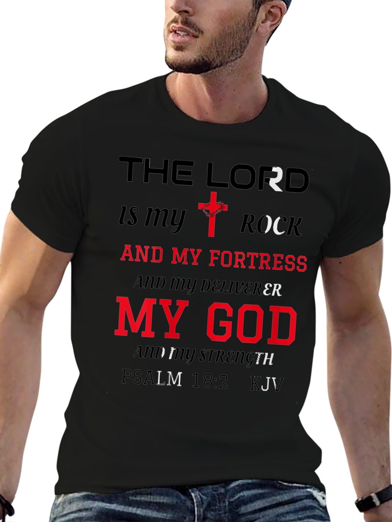 The Lord is My Rock Graphic T-Shirt