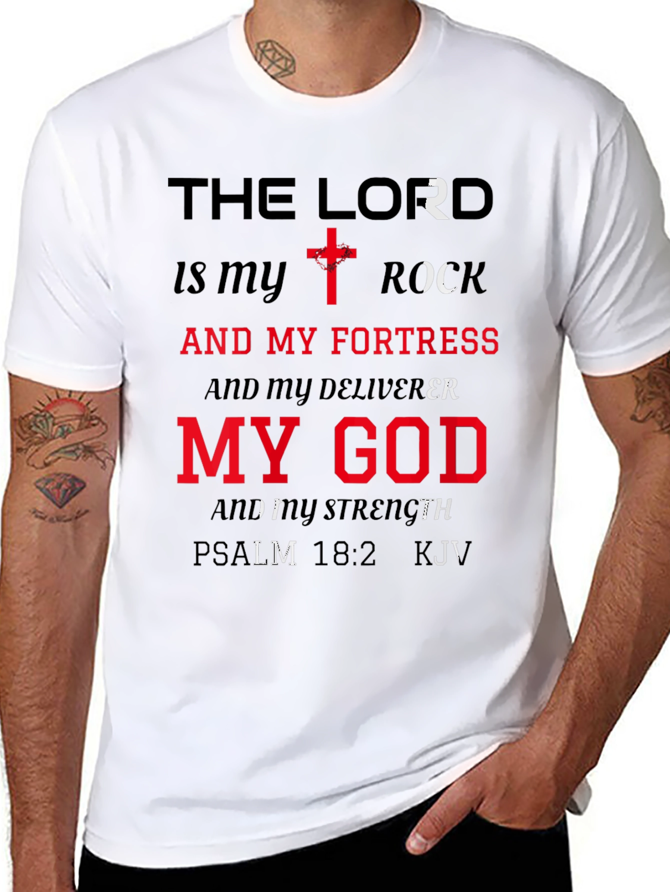 The Lord is My Rock Graphic T-Shirt