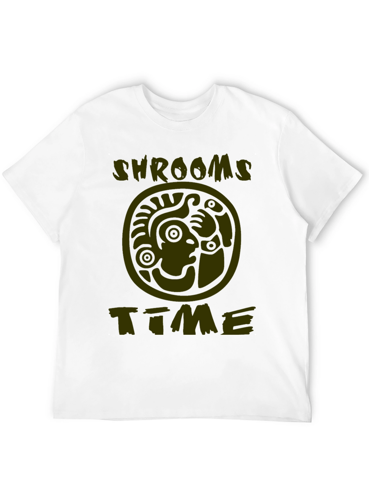 Shrooms Time Graphic T-Shirt - Edgy Style