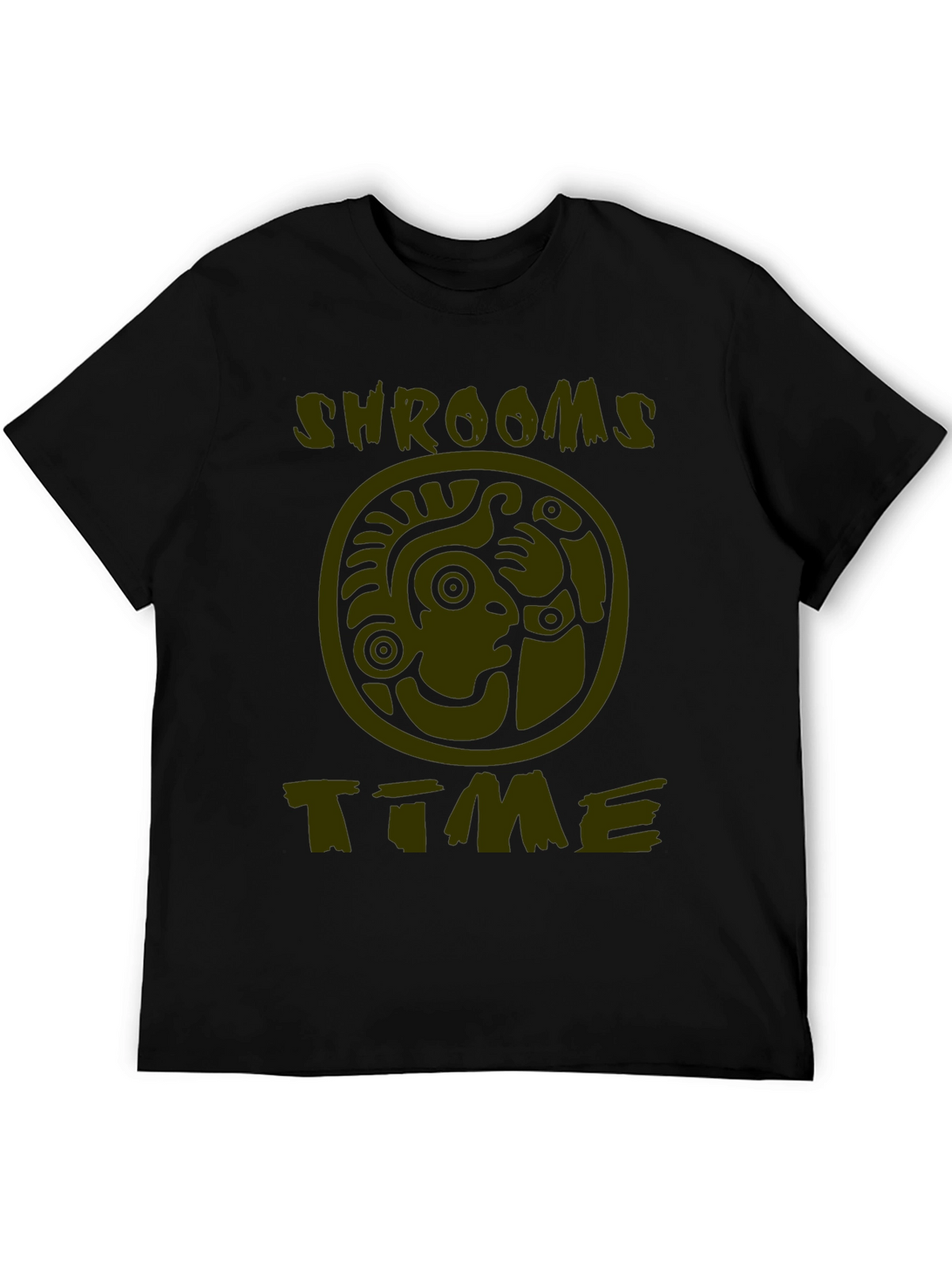 Shrooms Time Graphic T-Shirt - Edgy Style