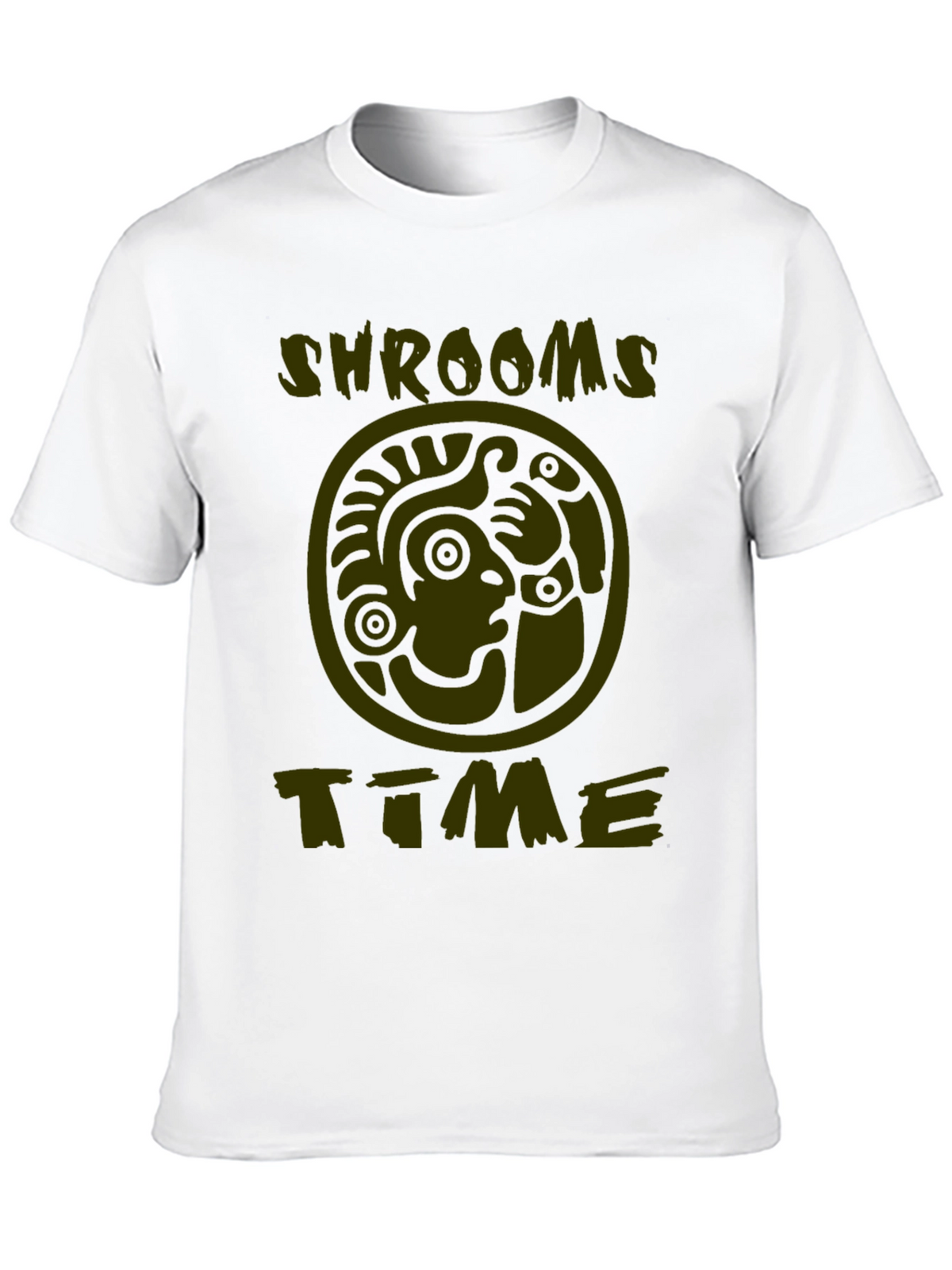 Shrooms Time Graphic T-Shirt - Edgy Style