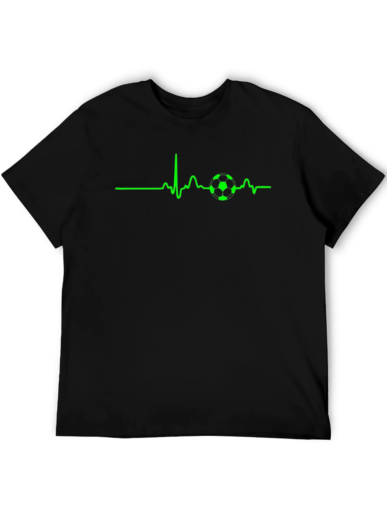 Soccer Heartbeat T-Shirt - Passionate Fan Tee