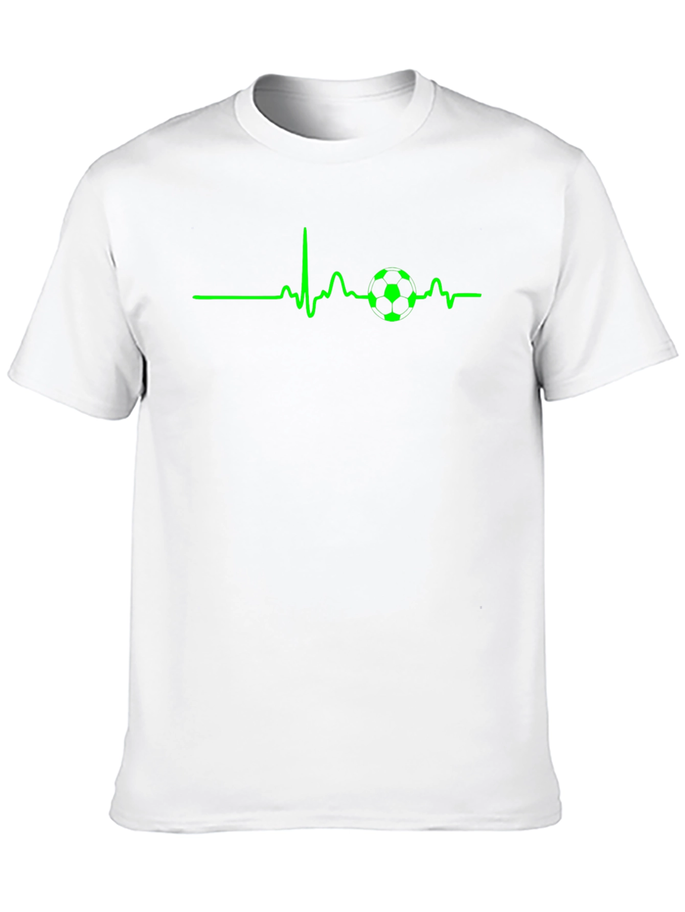 Soccer Heartbeat T-Shirt - Passionate Fan Tee