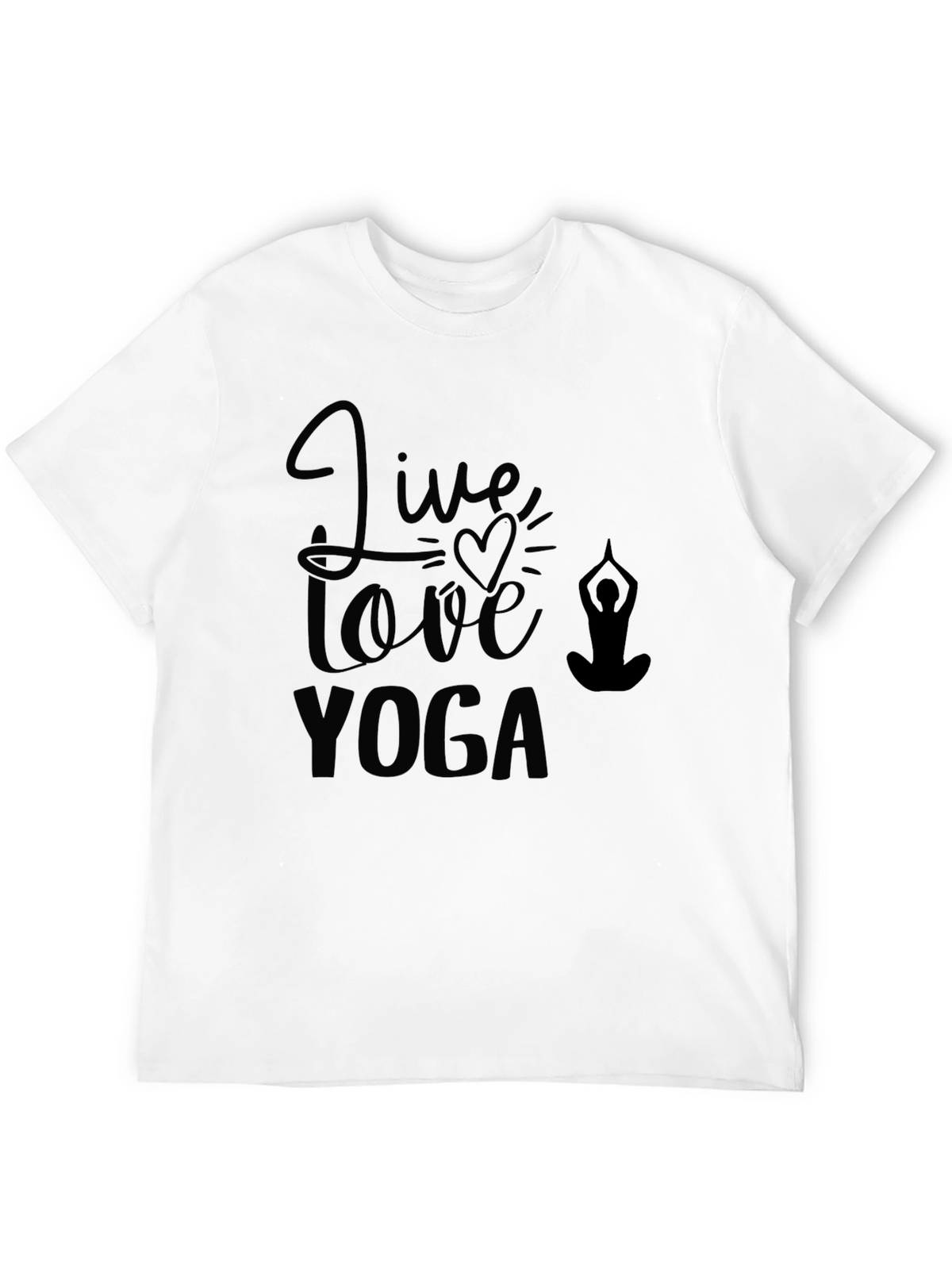 Live Love Yoga Graphic Tee - Stylish & Comfy