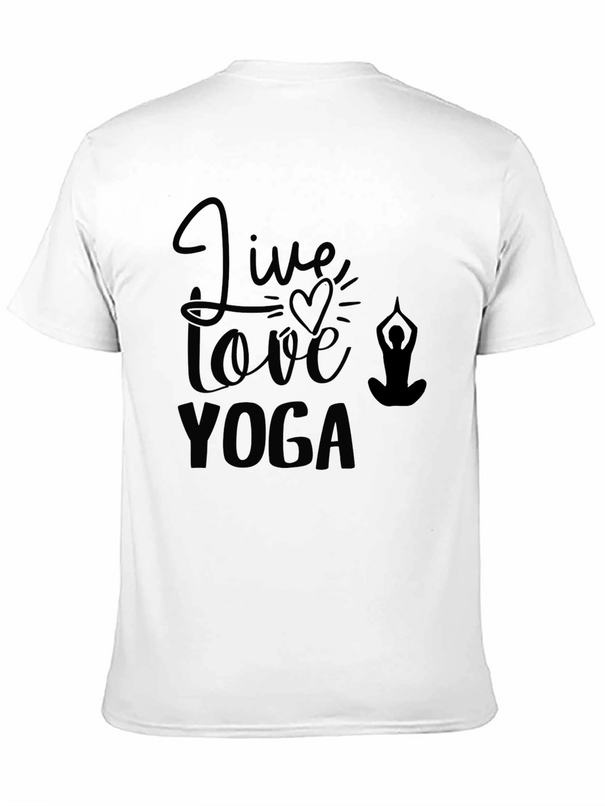Live Love Yoga Graphic Tee - Stylish & Comfy