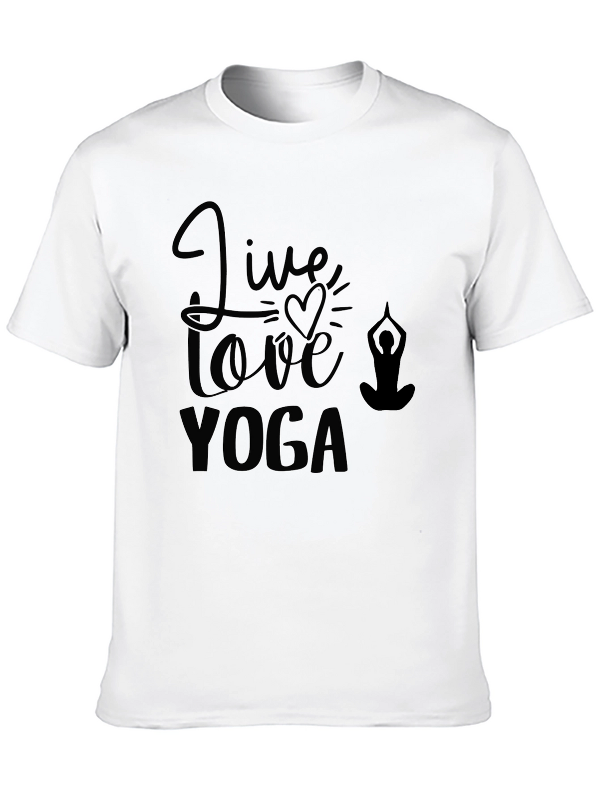 Live Love Yoga Graphic Tee - Stylish & Comfy