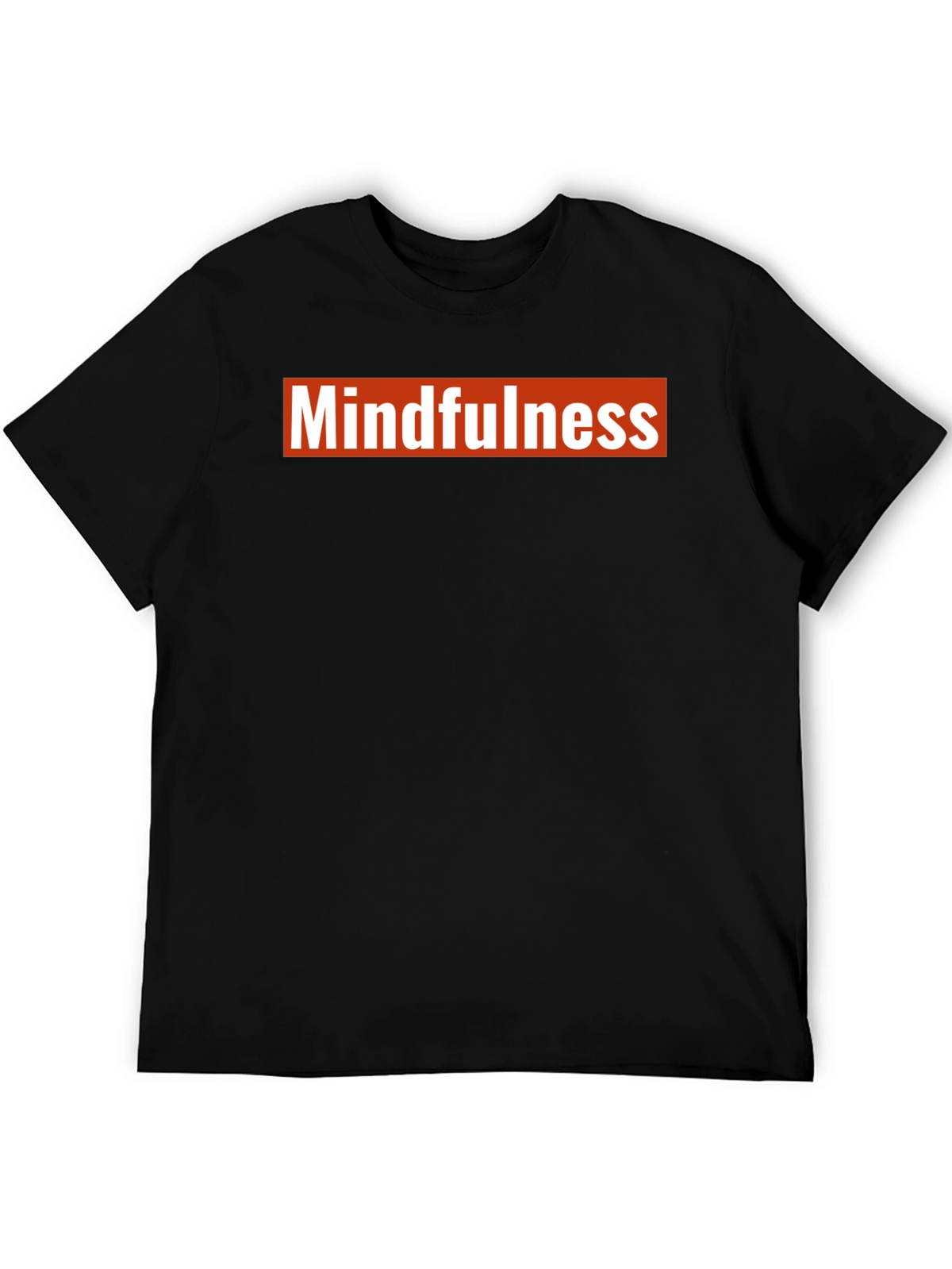 Mindfulness Black T-Shirt - Casual Comfort