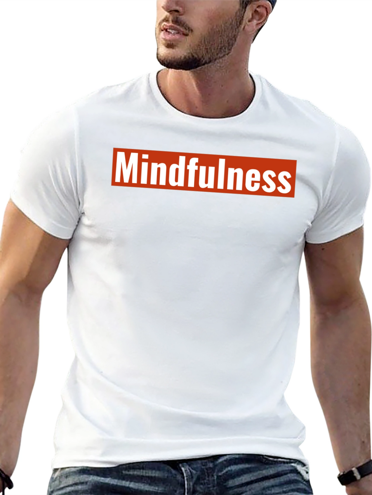 Mindfulness Black T-Shirt - Casual Comfort