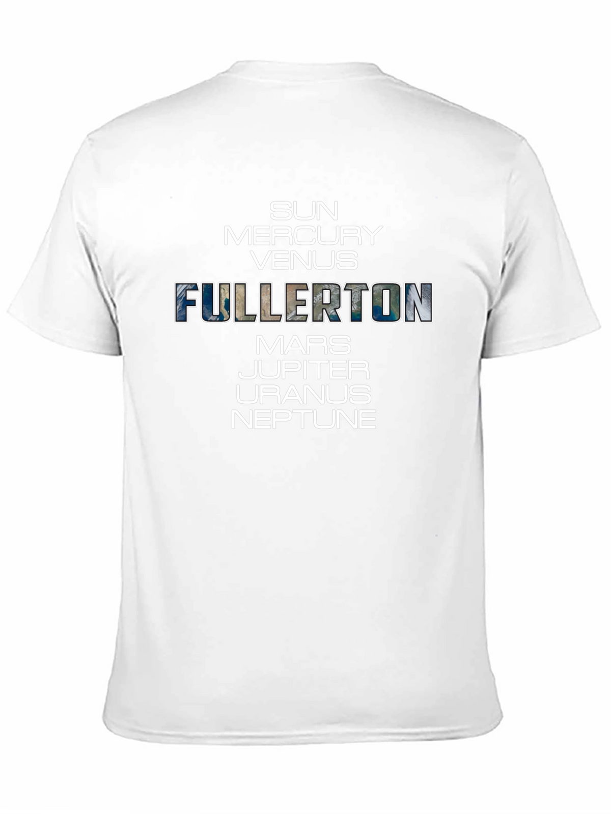 Fullerton Planets Black T-Shirt