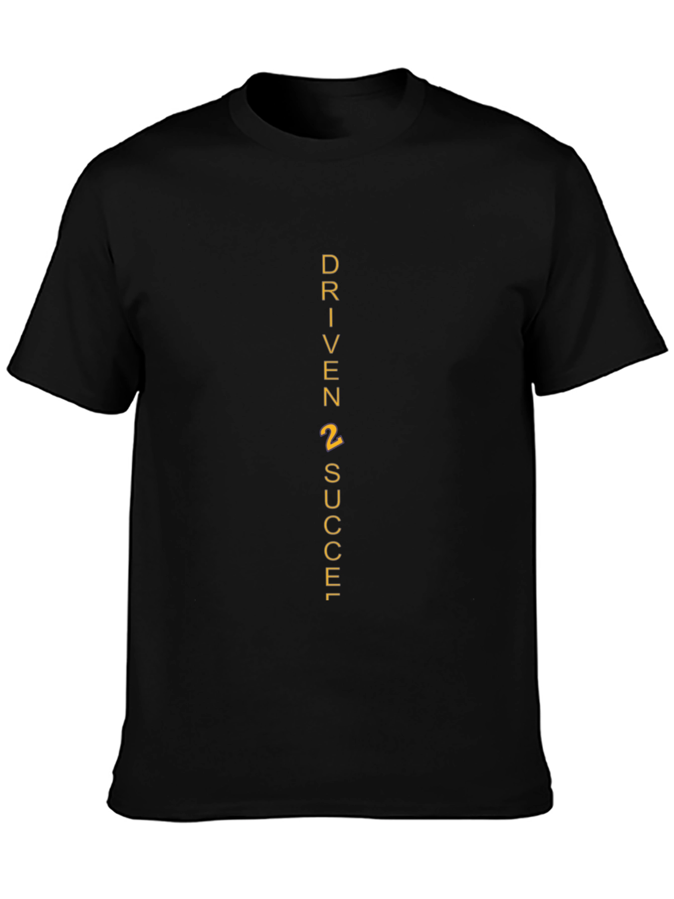 Driven 2 Succeed Black Graphic Tee