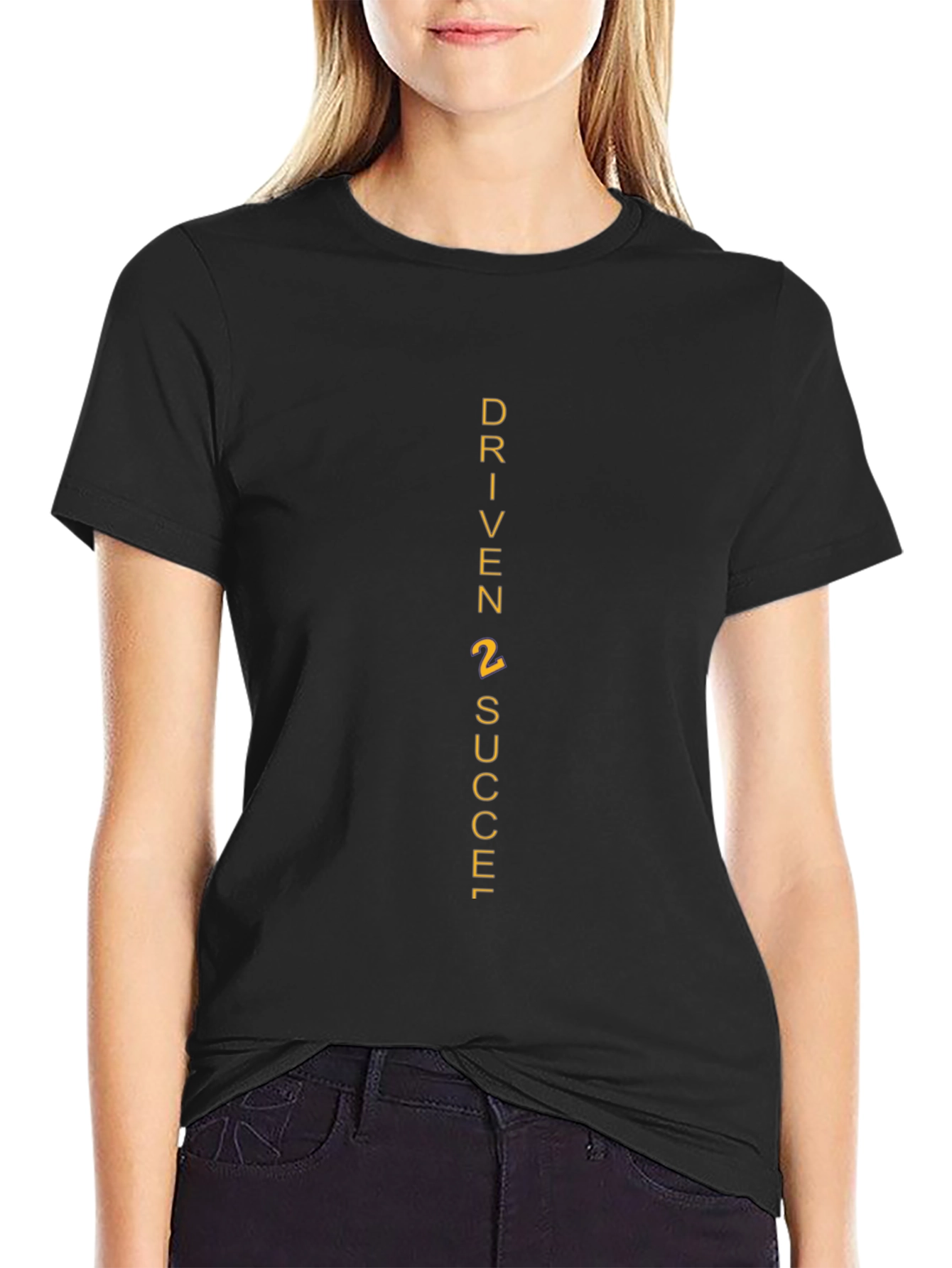 Driven 2 Succeed Black Graphic Tee