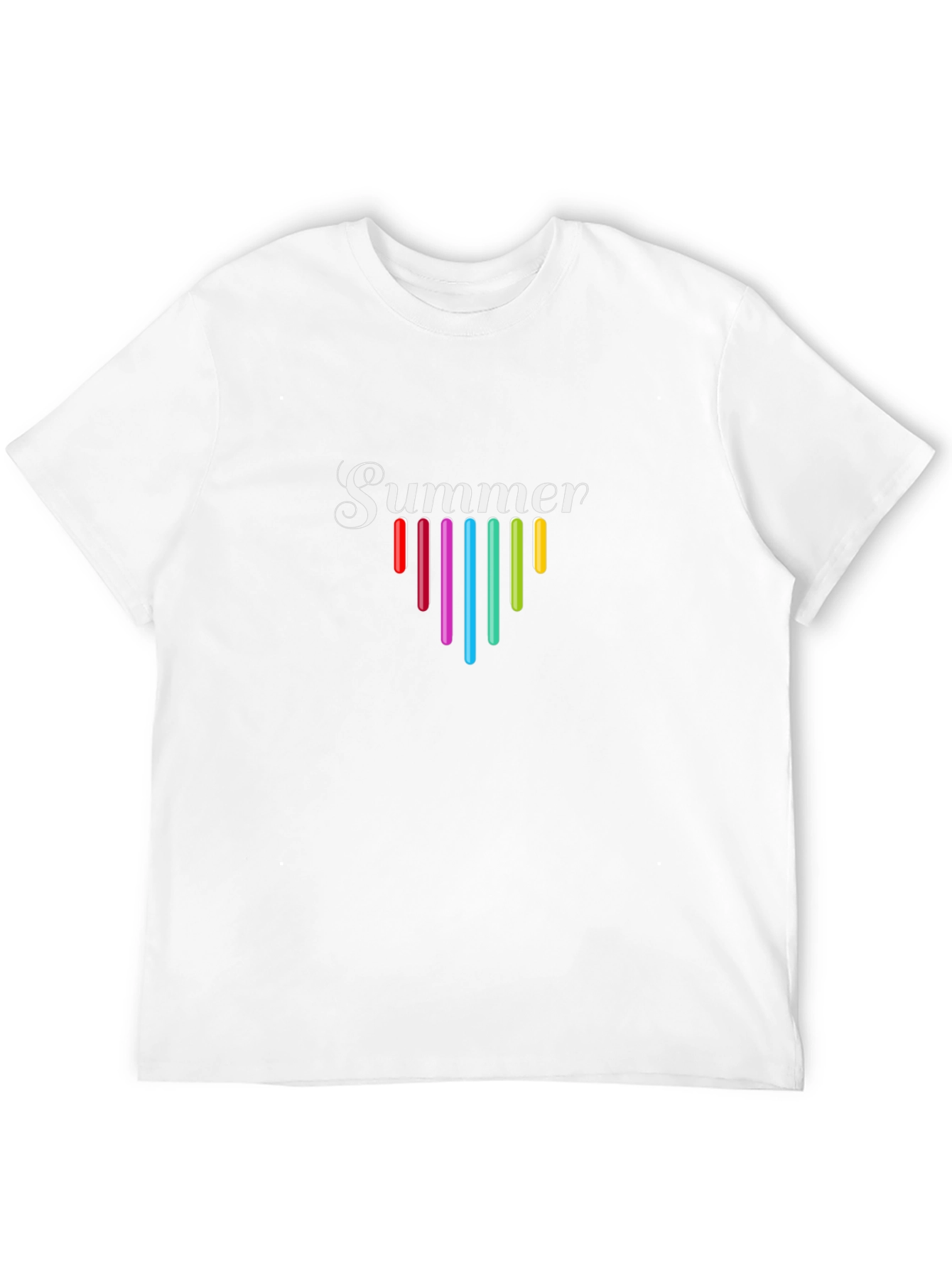 Summer Graphic T-Shirt - Casual Black Tee