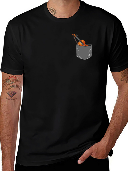 Violin in Pocket Graphic Tee