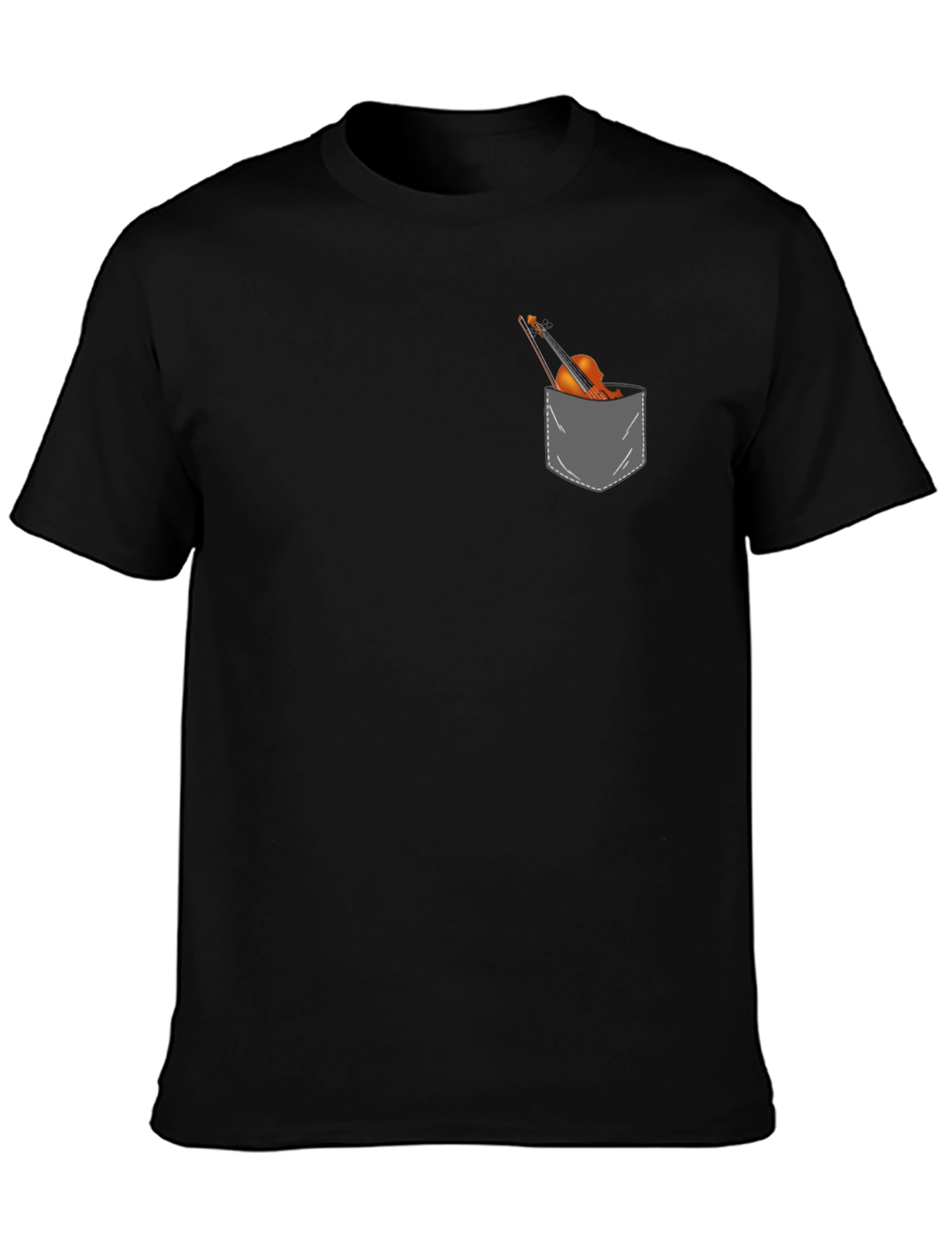 Violin in Pocket Graphic Tee