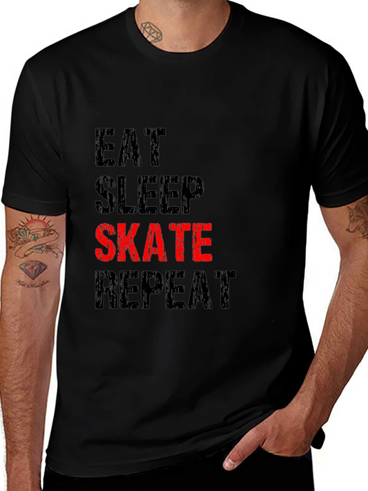 Eat Sleep Skate Repeat Graphic T-Shirt
