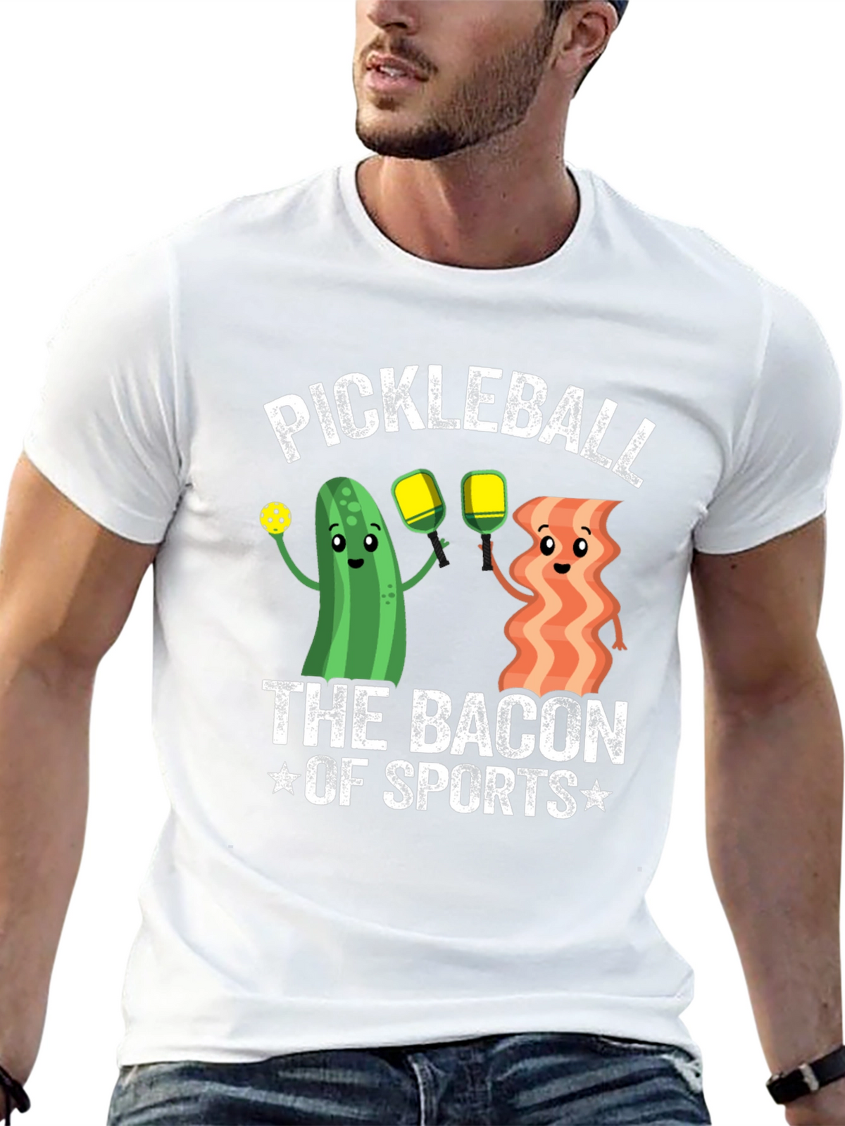 Pickleball Bacon of Sports Graphic Tee