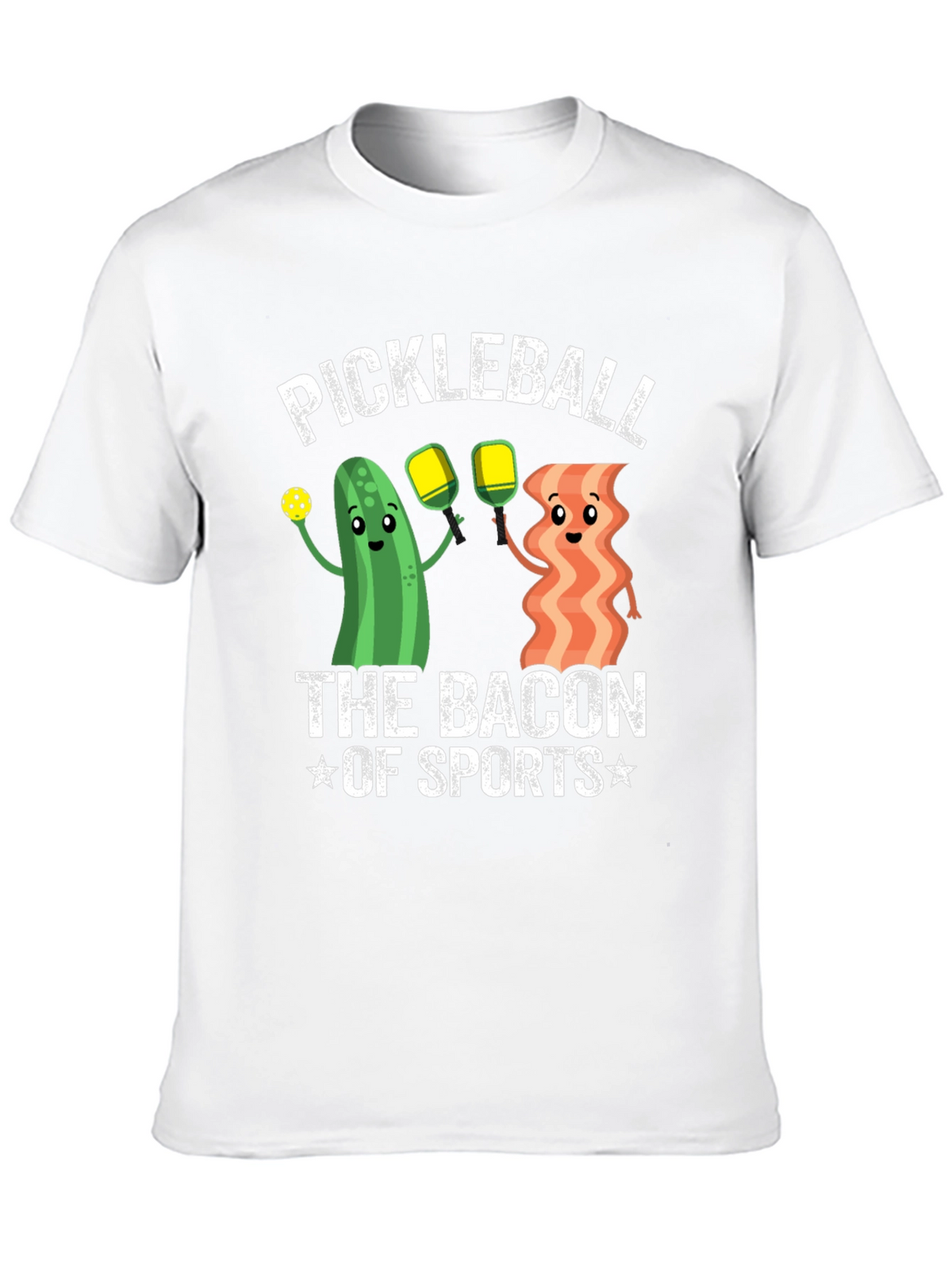 Pickleball Bacon of Sports Graphic Tee