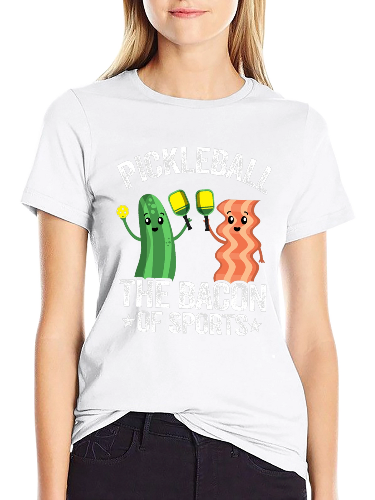 Pickleball Bacon of Sports Graphic Tee