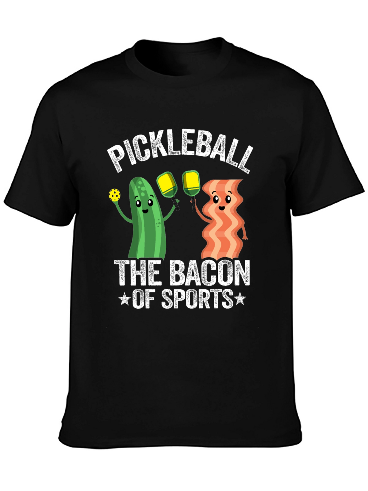Pickleball Bacon of Sports Graphic Tee