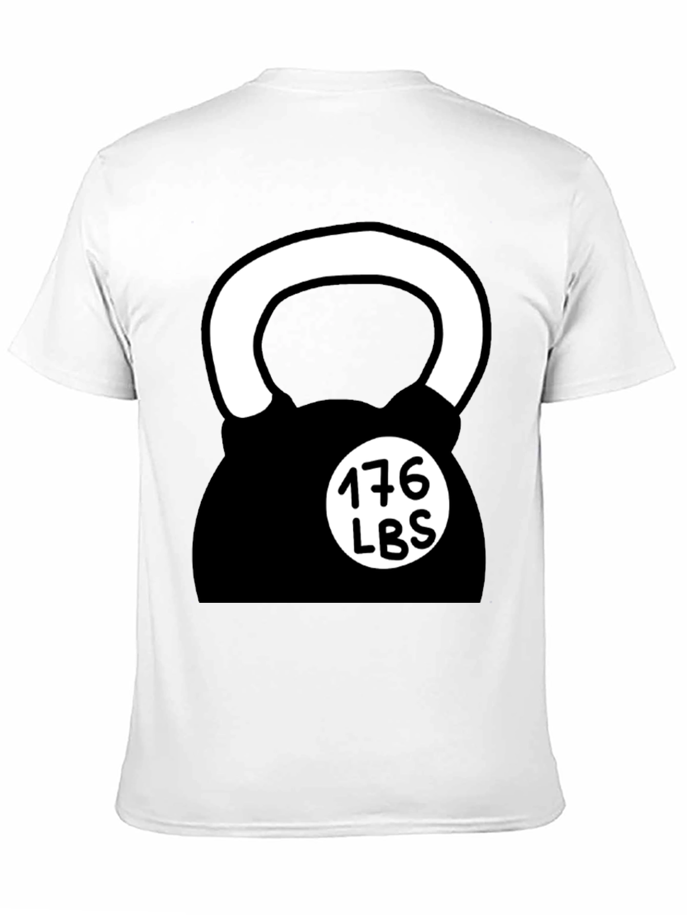 Weightlifting Kettlebell Black T-Shirt