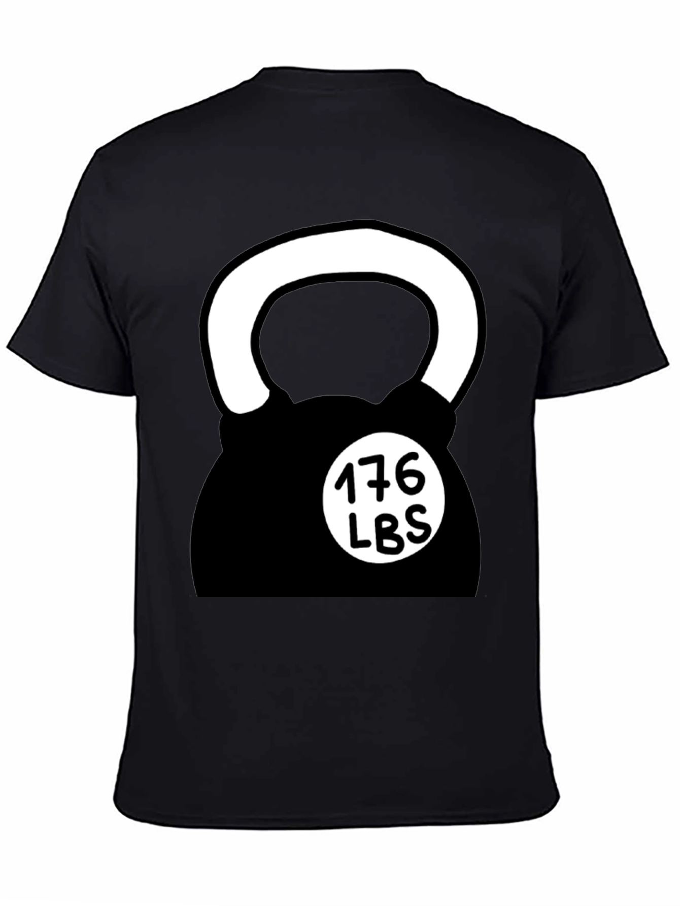 Weightlifting Kettlebell Black T-Shirt
