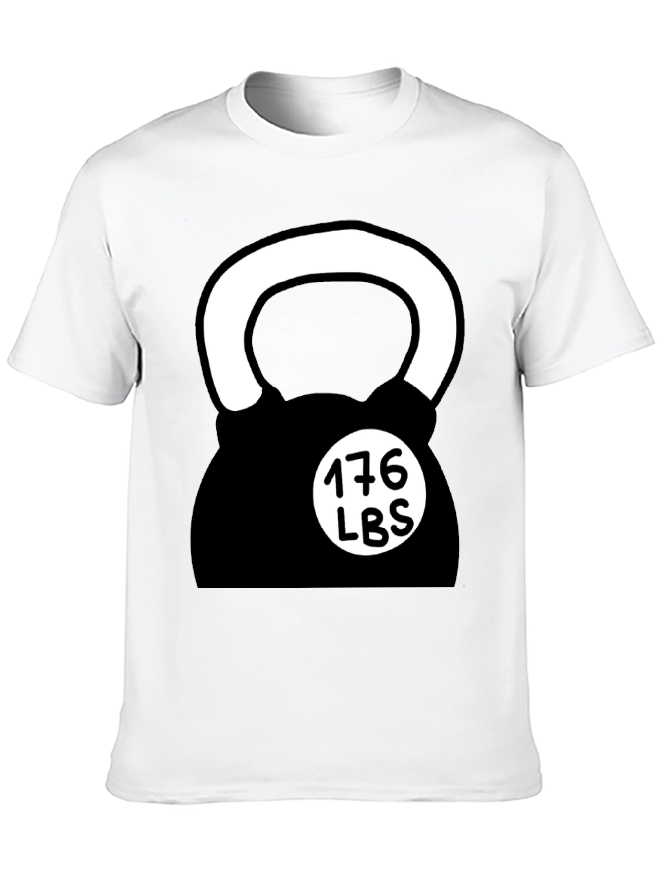 Weightlifting Kettlebell Black T-Shirt