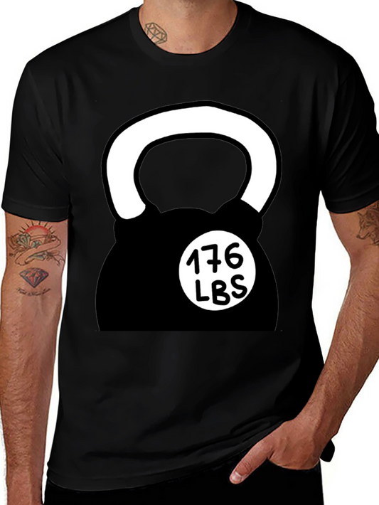 Weightlifting Kettlebell Black T-Shirt