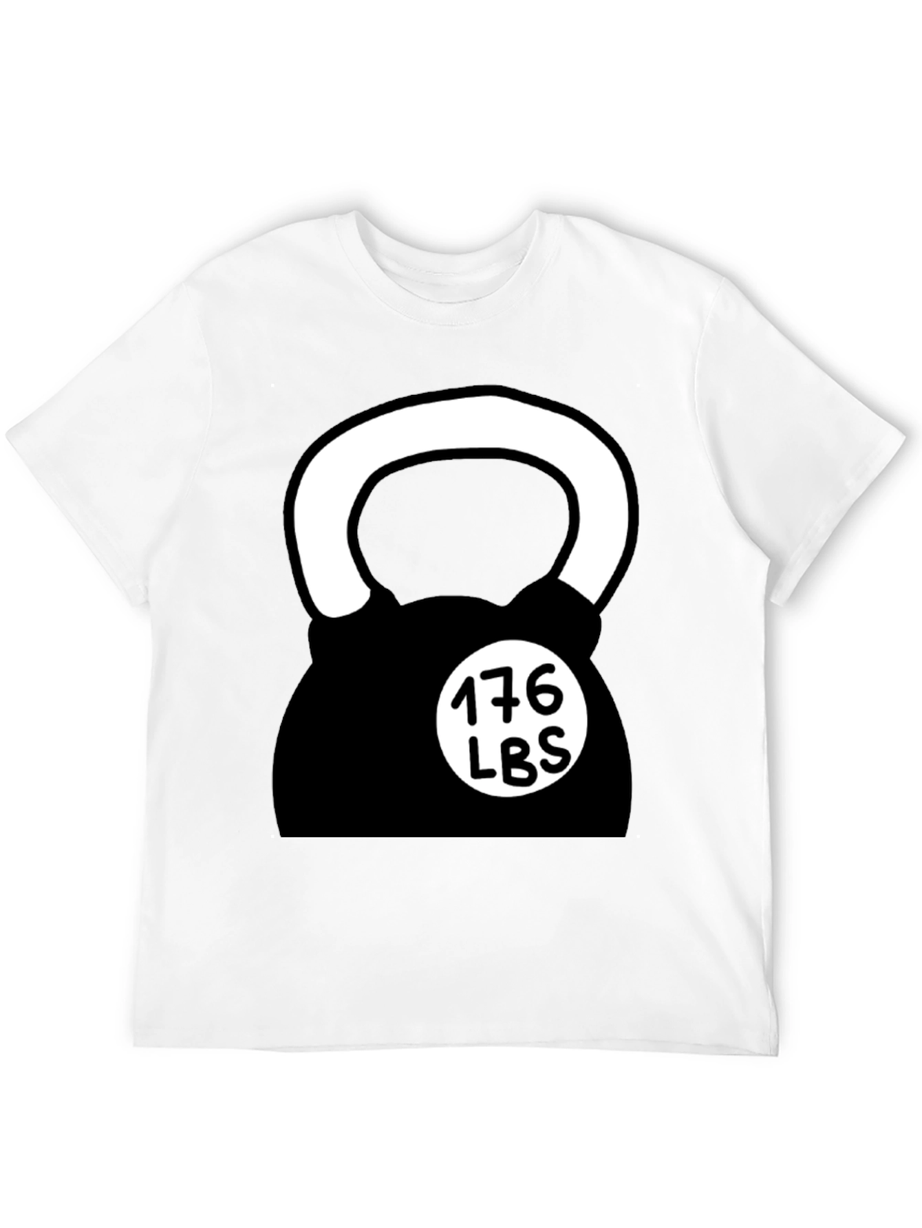 Weightlifting Kettlebell Black T-Shirt