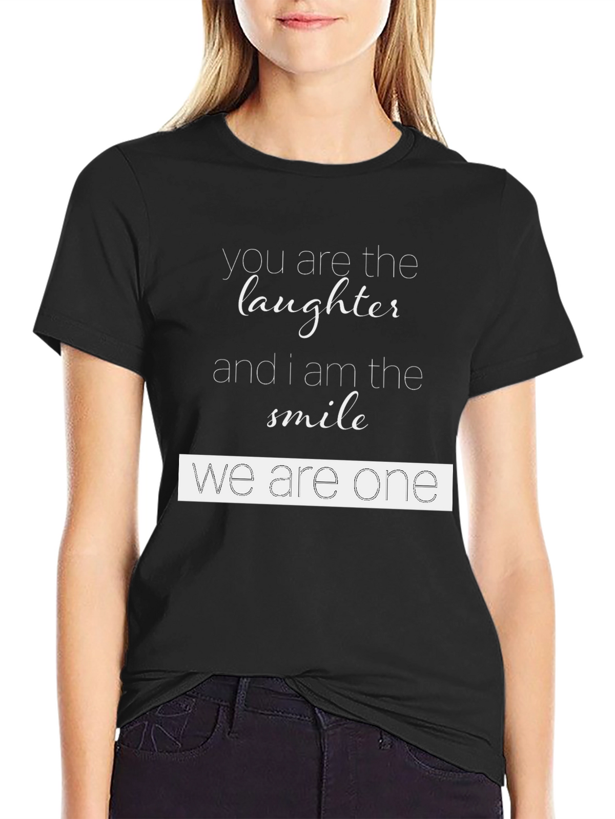 Laughter and Smile Graphic Tee - Soft Cotton Blend