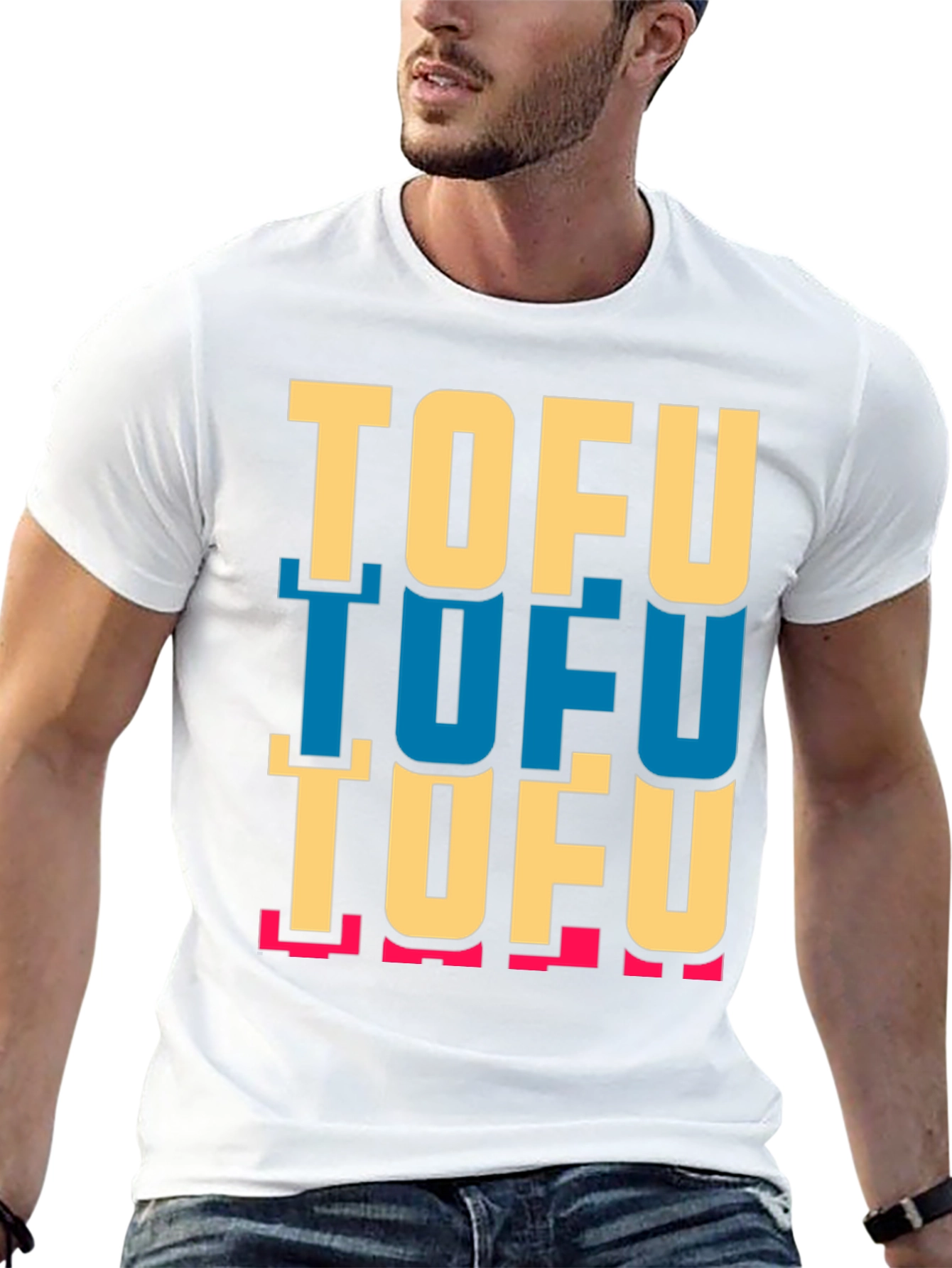 Tofu Stack Graphic Tee - Black