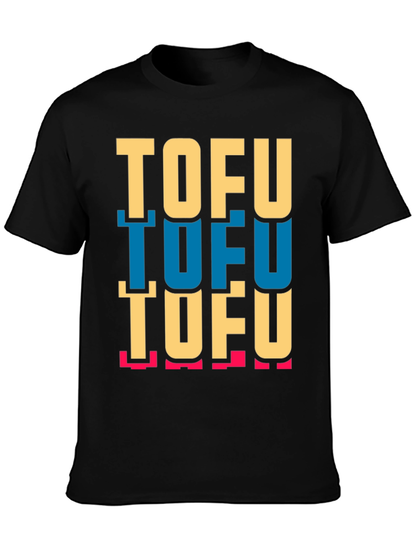 Tofu Stack Graphic Tee - Black