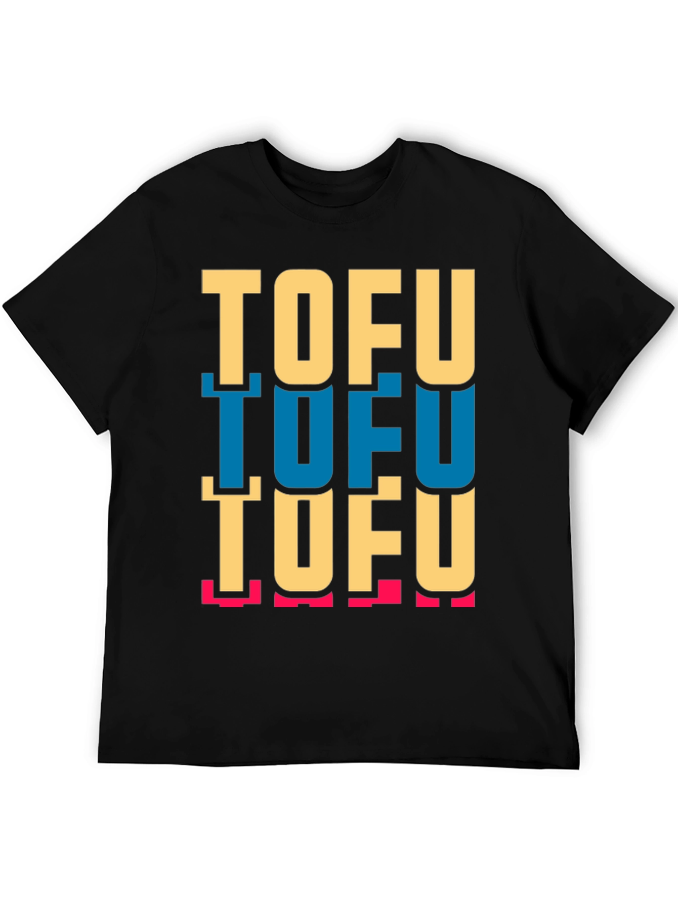 Tofu Stack Graphic Tee - Black