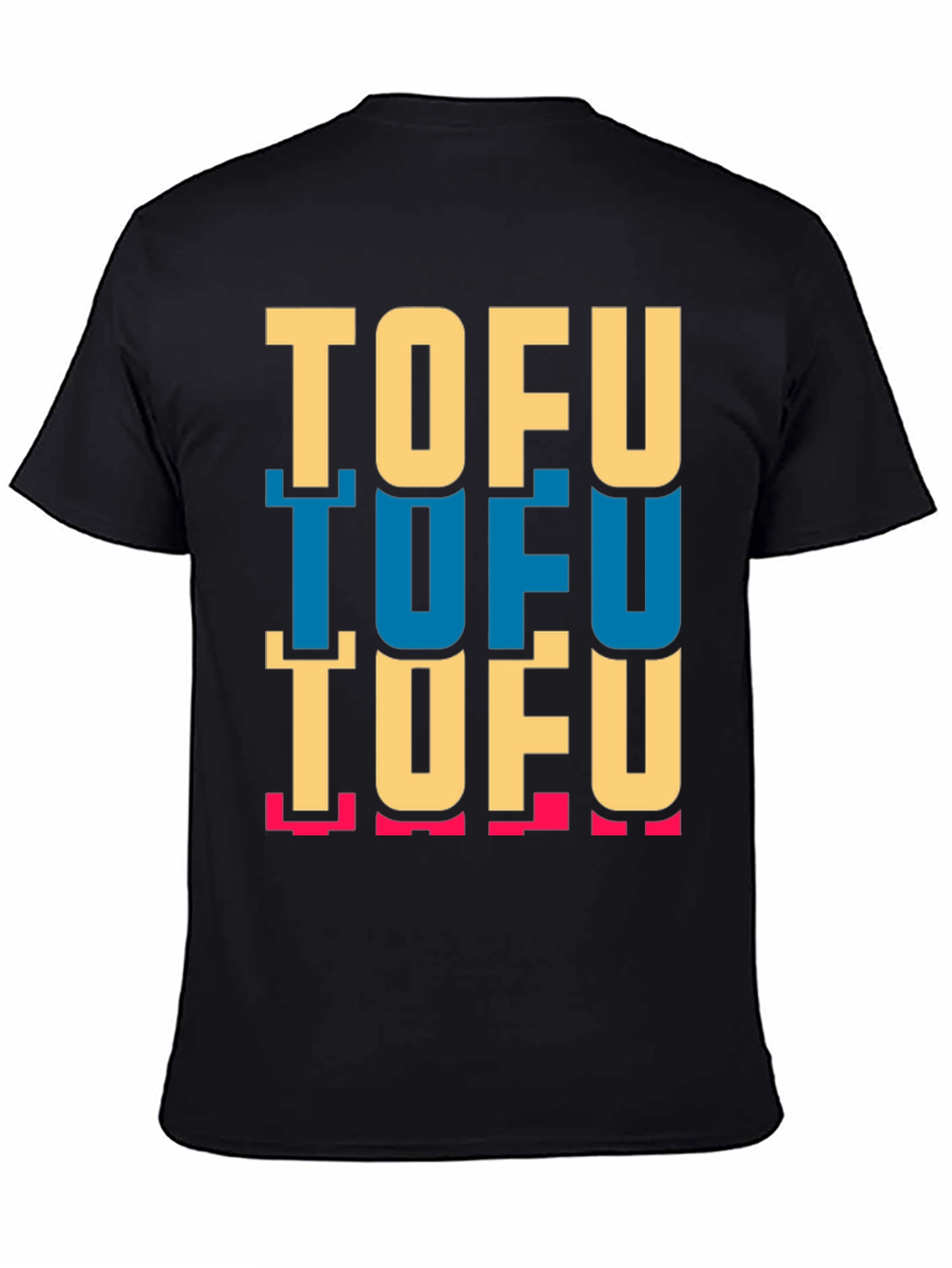 Tofu Stack Graphic Tee - Black